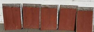 Galvanized Antique Roof Tile Lot Of 5