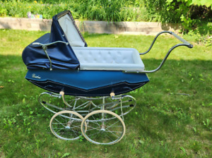 Stunning Vintage 1960s Bilt Right Park Avenue Baby Carriage Buggy Stroller