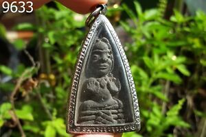 Lp Tae Kuman Kwak Nok Sarika Kruba Krissana Fetish Protect Thai Amulet 9633