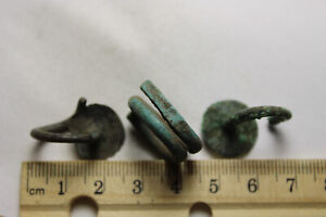 Lot 3 Rare Original Ancient Scythian Ring Earrings Set Superb Artifacts Intact