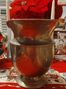 Vintage Lb Large Silver Plated Water Pitcher Looks Like Pewter Needs Cleaning