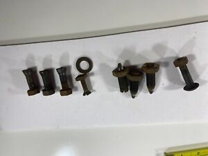 Machine Bolts Nuts Singer Treadle Sewing Machine Cast Iron Base Model 27 Sphinx