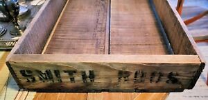 Vintage Wood Crate Smith Bros Usa