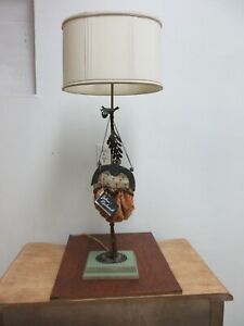 John Richard French Victorian Hanging Purse Italian Regency Table Lamp W Shade