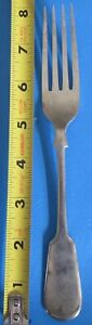 Antique 8 Inch Philip Ashberry And Sons England Fork Sterling Silver