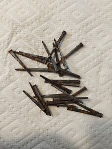 25 Vintage Square Cut 2 1 4 Straight Nails With Square Heads Free Shipping 