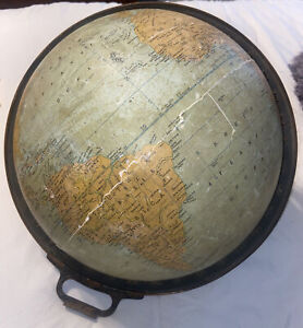 Antique Rand Mcnally 12 Inch Beckley Cardy Globe