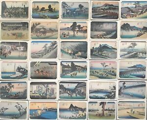 Vintage Hiroshige 53 Stations Of The Tokaido Japanese Ukiyo E 55 Print Set Japan