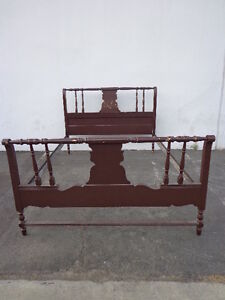 Antique Bed Rustic Shabby Chic Primitive French Provincial Victorian Bed Frame