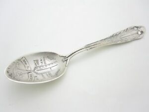 Vintage Antique 1921 Sterling Silver Birthday Birthdate Anniversary Spoon