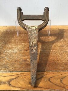 Antique Cast Iron Boot Scraper 19thc Horseshoe Design