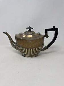 Vintage Gorgeous Sheffield Silver Plate Coffee Pot Teapot Epns England Art Deco