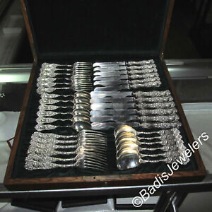 Mauser Silverware American Beauty By Shiebler 1896 6 Place Setting Original Box