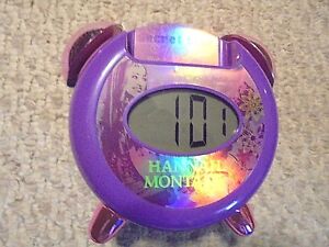 Vintage Hanna Montana Secret Star Alarm Clock M3p Speaker Fine Condition Look 