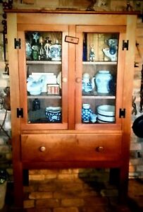 Primitive Antique Pie Safe Cabinet