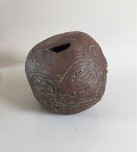 Antique Mayan Style Clay Vase
