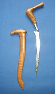 Antique Rencong Indonesian Sumatra No Knife Dagger Sword Keris Kris