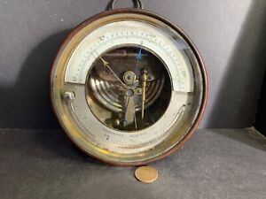 Antique Barometer Thermometer Dubois Casse Spanish Ships Marine Dc