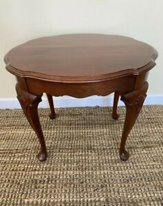 Ethan Allen Georgian Court Oval Accent End Table 