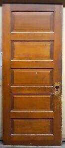 5 Avail 30 X78 Antique Vintage Old Salvaged Interior Wood Wooden Doors 5 Panels