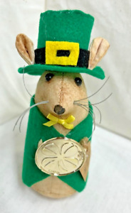 Mouse Leprechaun St Patrick S Day Primitive Grunged