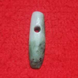 Japanese Necklace Kofun Period Jade Stoneware Magatama Length 6cm Antique Rare