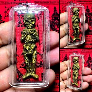 Kuman Thong 1 Head Lp Tae Voodoo Haunted Doll Talisman Thai Buddha Amulet M050