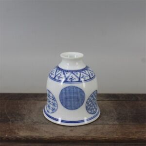 3 Collection Chinese Ming Blue And White Porcelain Writing Brush Washer