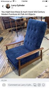Milo Baughman 74 Mid Century Modern Recliner Lounge Chair