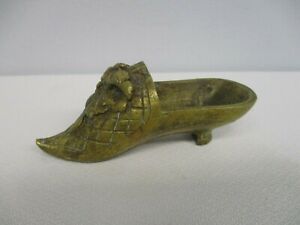 Antique Bronze Slipper Shoe Pin Cushion