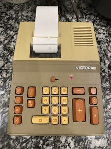 Vintage Working Victor 100 Adding Machine Calculator With Free Shipping