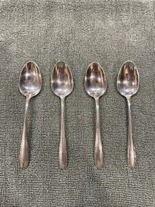 Gorham Sterling Silver Lyric 4 Spoons Set Of 4