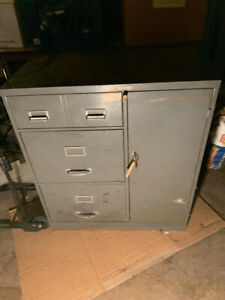 Vintage Steelmaster Industrial Steel Drawer Storage Cabinet