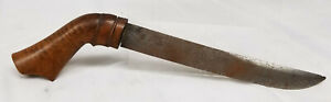 Antique South Pacific Ethnographic Philippines Sword Blade Knife Wood Indonesia