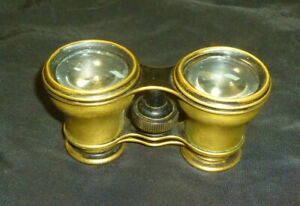Antique Imperial Russian Brass Binoculars By J E Mielck Opticien Moscou St Pete