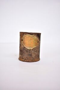 Antique Iron Grain Measure Measurement Paili Pot Scoop Scale With Brass Mark F8