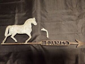 Large James Circus Horse Weathervane For Lightning Rod