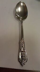 6 Wallace Rose Point Sterling Silver Tea Spoon No Mono 