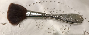 Vintage Sterling Silver Handle With Removable Make Up Cosmetic Brush Hallmarked