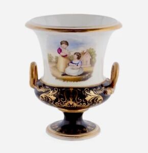 Unusual Bloor Derby Porcelain Vase Urn 1811 1849