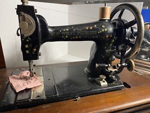 New White Peerless Antique Sewing Machine