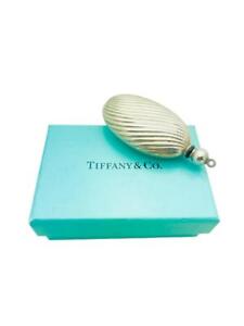 Vintage Tiffany Co Sterling Silver Ribbed Swirl 2 25 Perfume Bottle Box