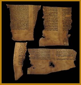 Ancient Torah Bible Manuscript Fragments 250 300 Years Old From Syria Judaica