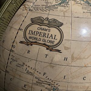 Crams Imperial World Globe Metal Base