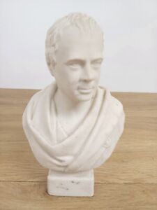 Antique Robinson Leadbeter Parian Bust Of Sir Walter Scott 