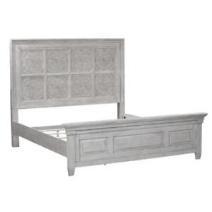 Heartland Opt Panel Bed King Antique White