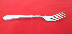 Victorian Sterling Child S Fork 5 Mono Ek Unknown Maker Pattern 18g Vtg Az39