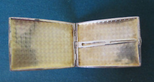 Vintage Art Deco Sterling Silver Cigarette Case Felmore