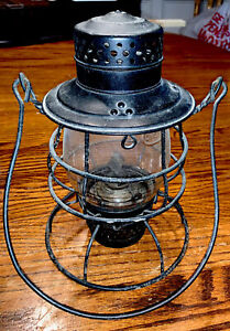 Antique Perkins Marine Lamp Corp Kerosene Lantern Rare Burner
