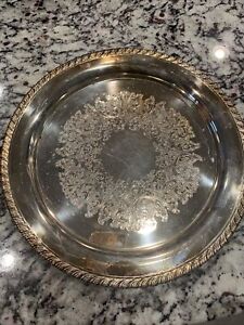 Vintage Wm A Rogers Silver Plate Service Plate
